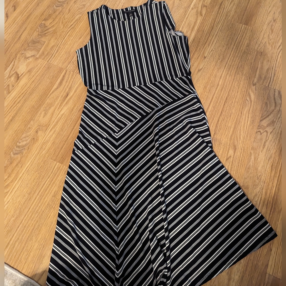 Striped Sleeveless Dress